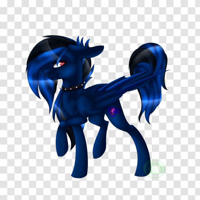 Cobalt Blue Legendary Creature Figurine Cartoon - Fictional Character - Diamond Shading Transparent PNG