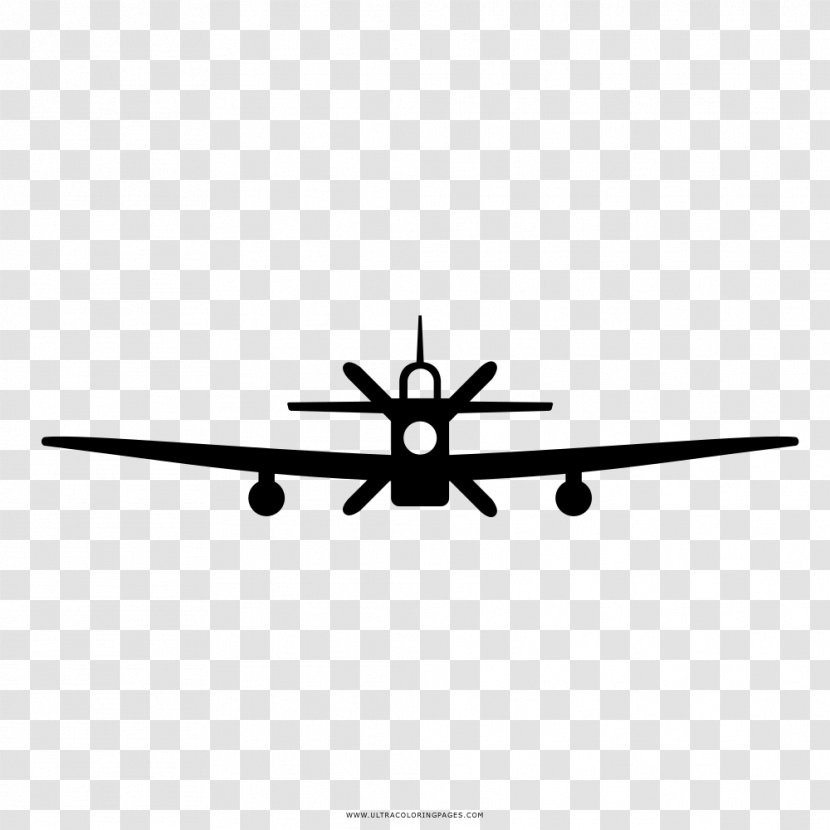 North American P-51 Mustang Drawing Coloring Book Airplane - P51 Transparent PNG