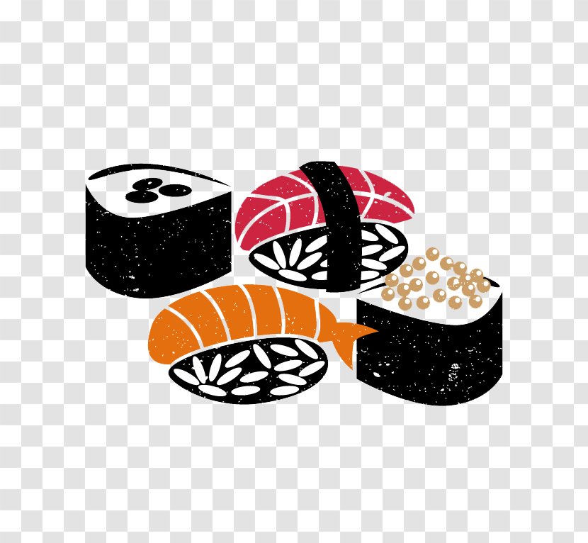 Sushi Japanese Cuisine Sashimi Illustration Transparent PNG