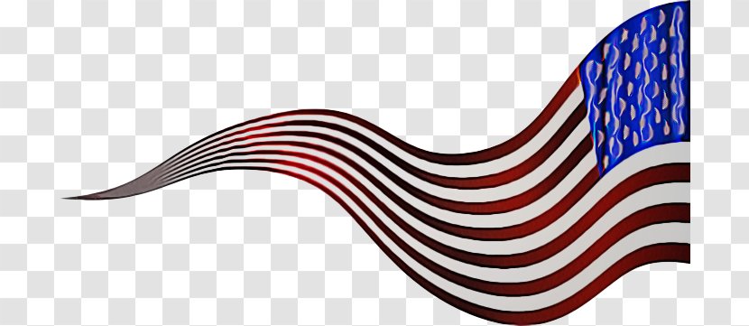 Line Flag Clip Art Of The United States Transparent PNG