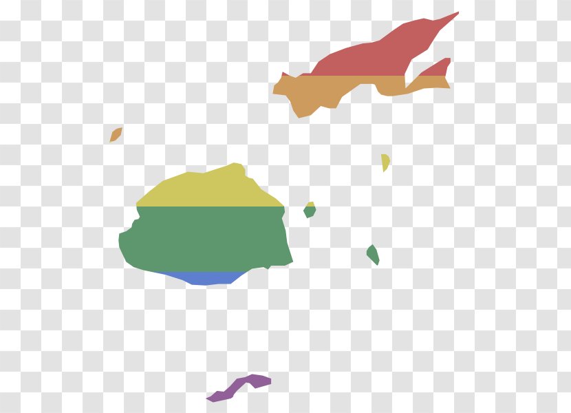 Drawing - Map - Flag Of Fiji Transparent PNG