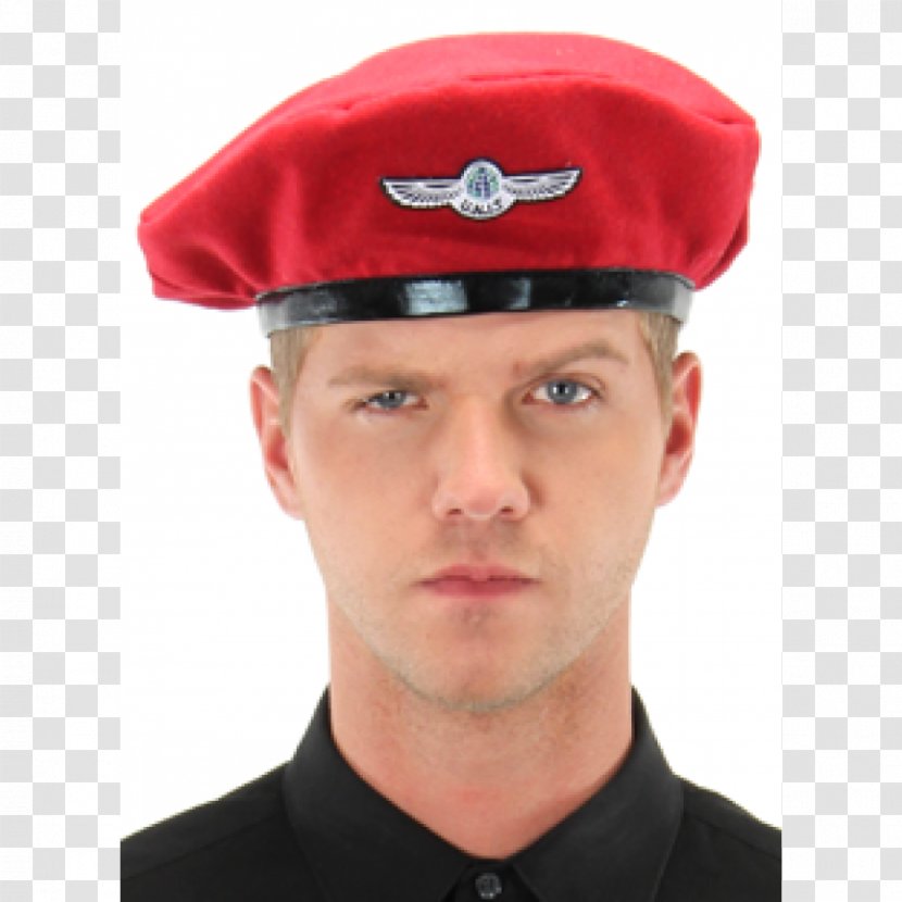 Doctor Who Military Beret Hat Costume Transparent PNG