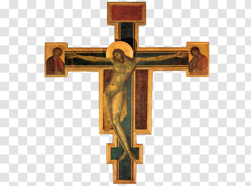 Crucifix For Santa Croce Basilica Of Revisioning: Critical Methods Seeing Christianity In The History Art Painting - Cimabue Transparent PNG