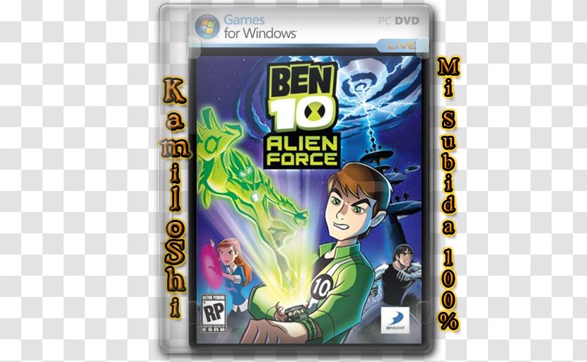 Ben 10: Alien Force PlayStation 2 10 Force: Vilgax Attacks Omniverse Wii - Pc Game Transparent PNG