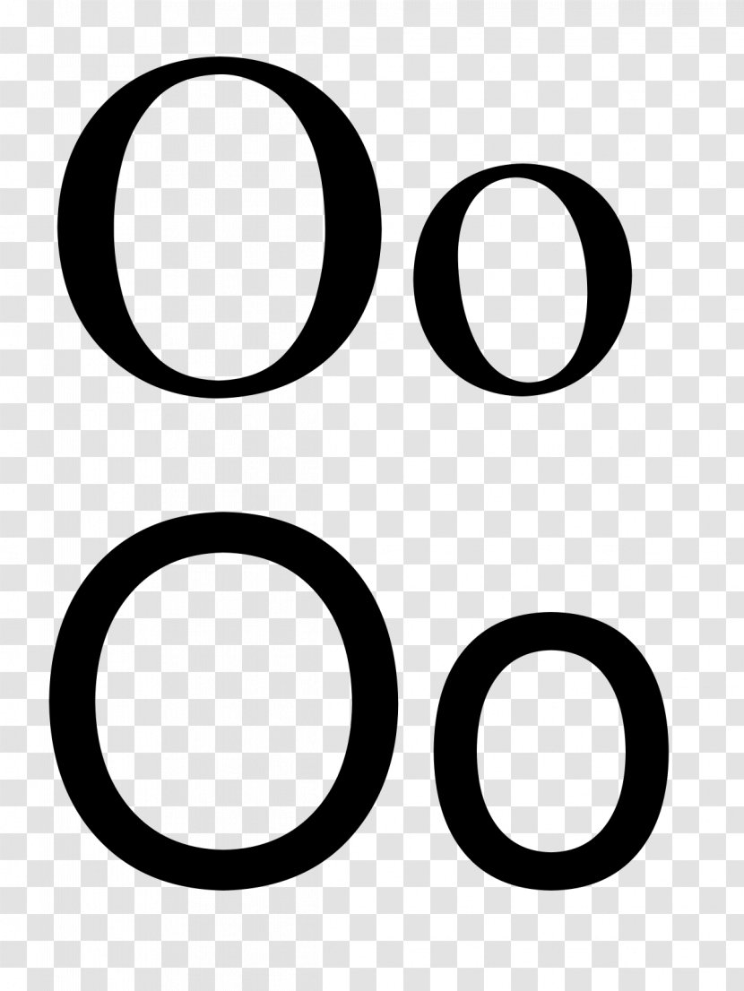 Omicron Greek Alphabet Letter - Point - Number Transparent PNG