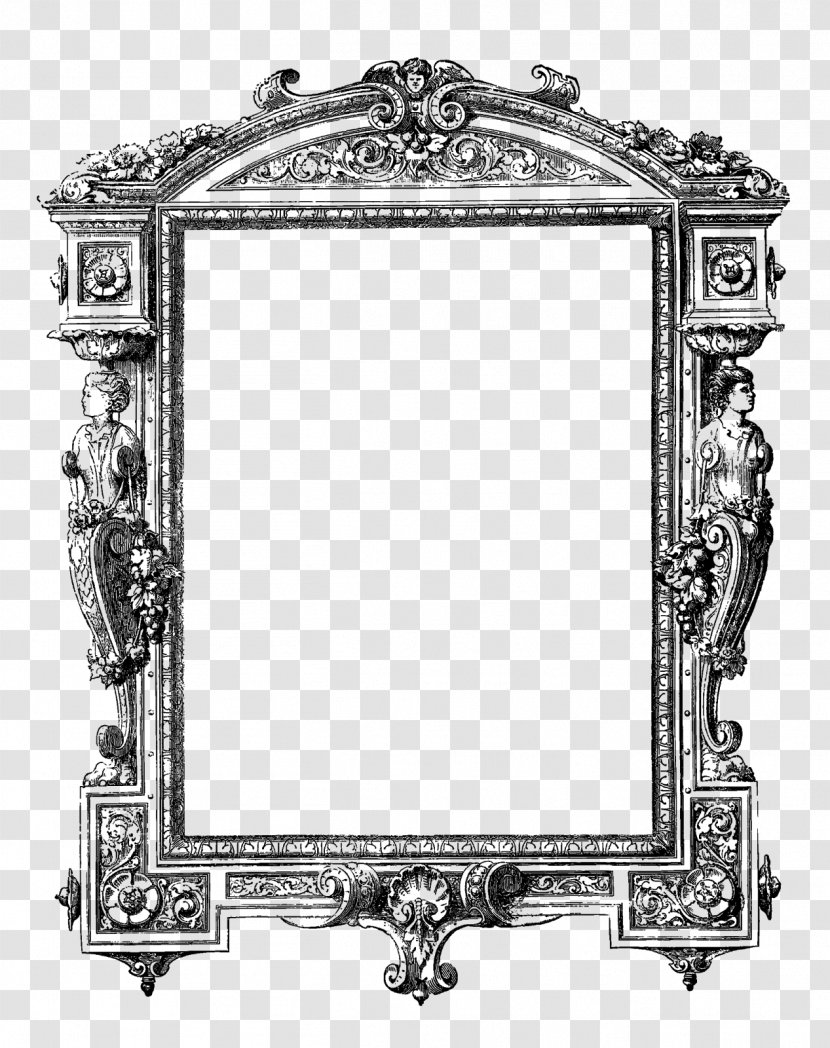 Picture Frames Baroque Decorative Arts Scooter Cycling - Cinema - Digital Illustration Transparent PNG