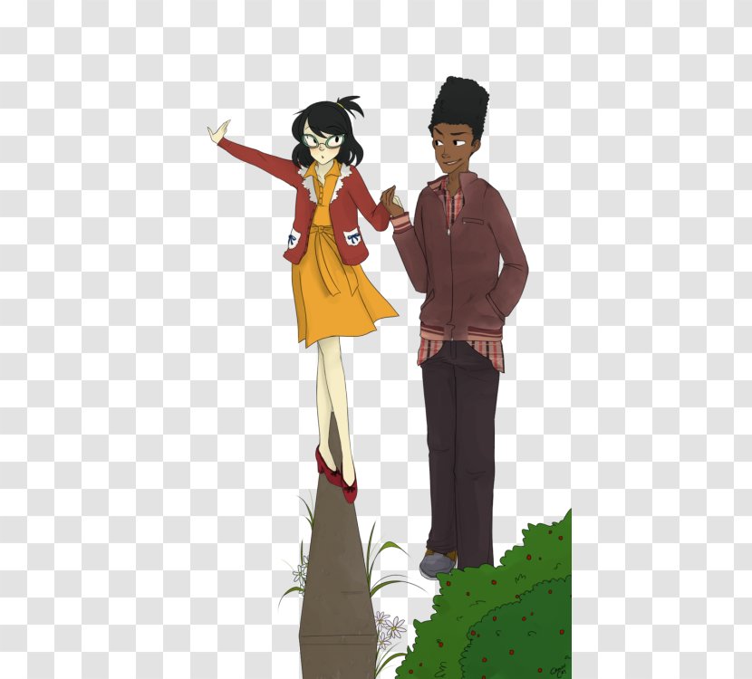 Cartoon Character Uniform Fiction - Tree - Flower Transparent PNG