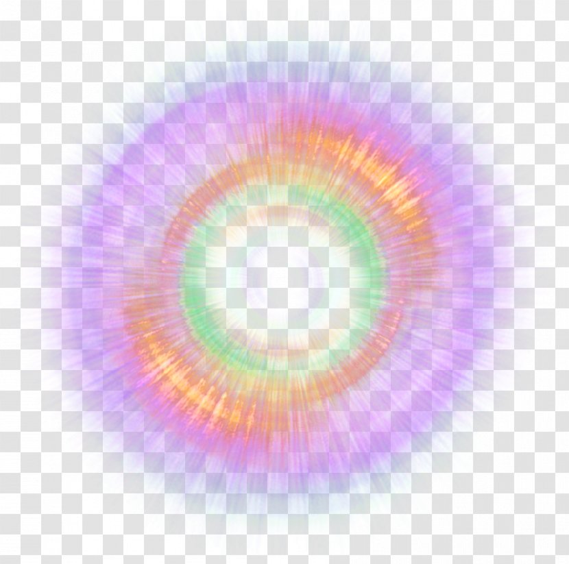Light Circle Halo Luminous Efficacy - Elements Image Transparent PNG