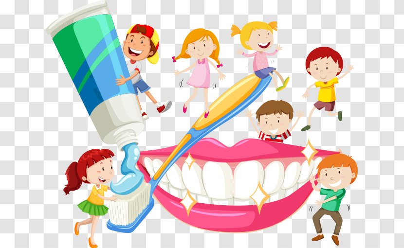 Electric Toothbrush Tooth Brushing Teeth Cleaning Vector Graphics - Cartoon  Transparent PNG