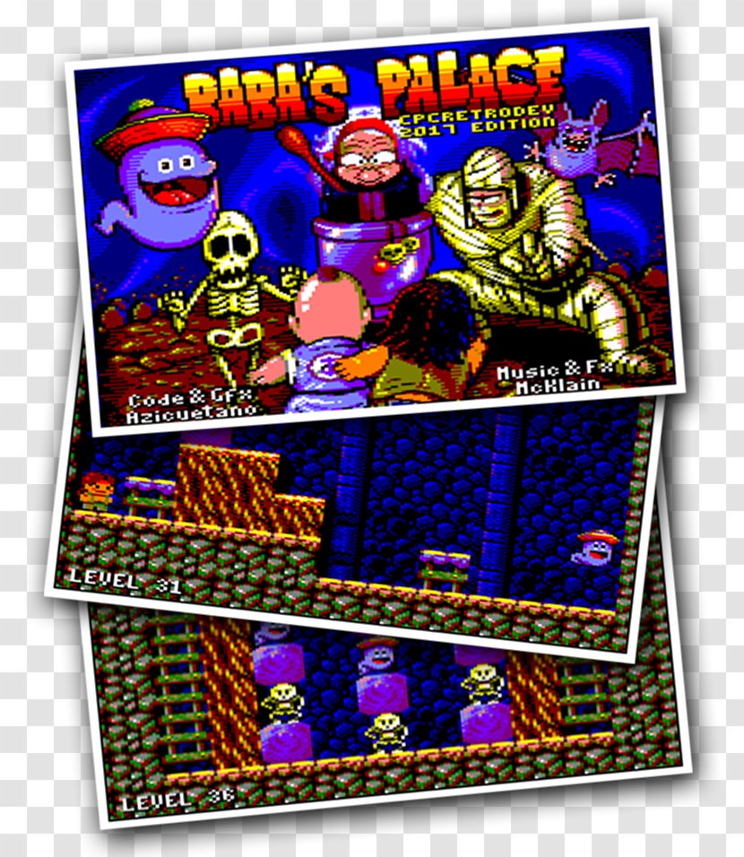 Amstrad CPC ZX Spectrum Emulator Baba´s Palace - Art - Wold Transparent PNG