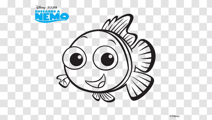 Nemo Drawing Marlin Dory Coloring Book - Flower - Cartoon Transparent PNG