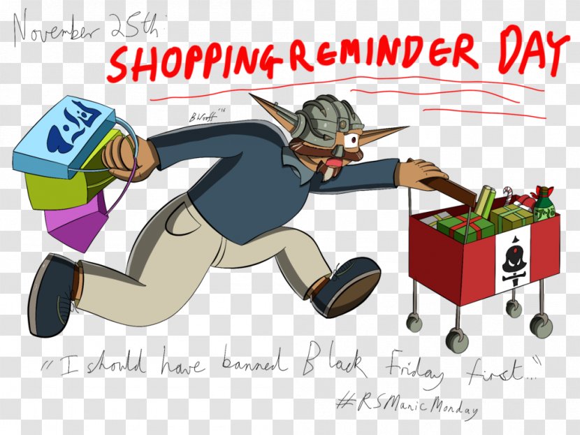 Human Behavior Clip Art - Cartoon - Shopping Reminder Day Transparent PNG
