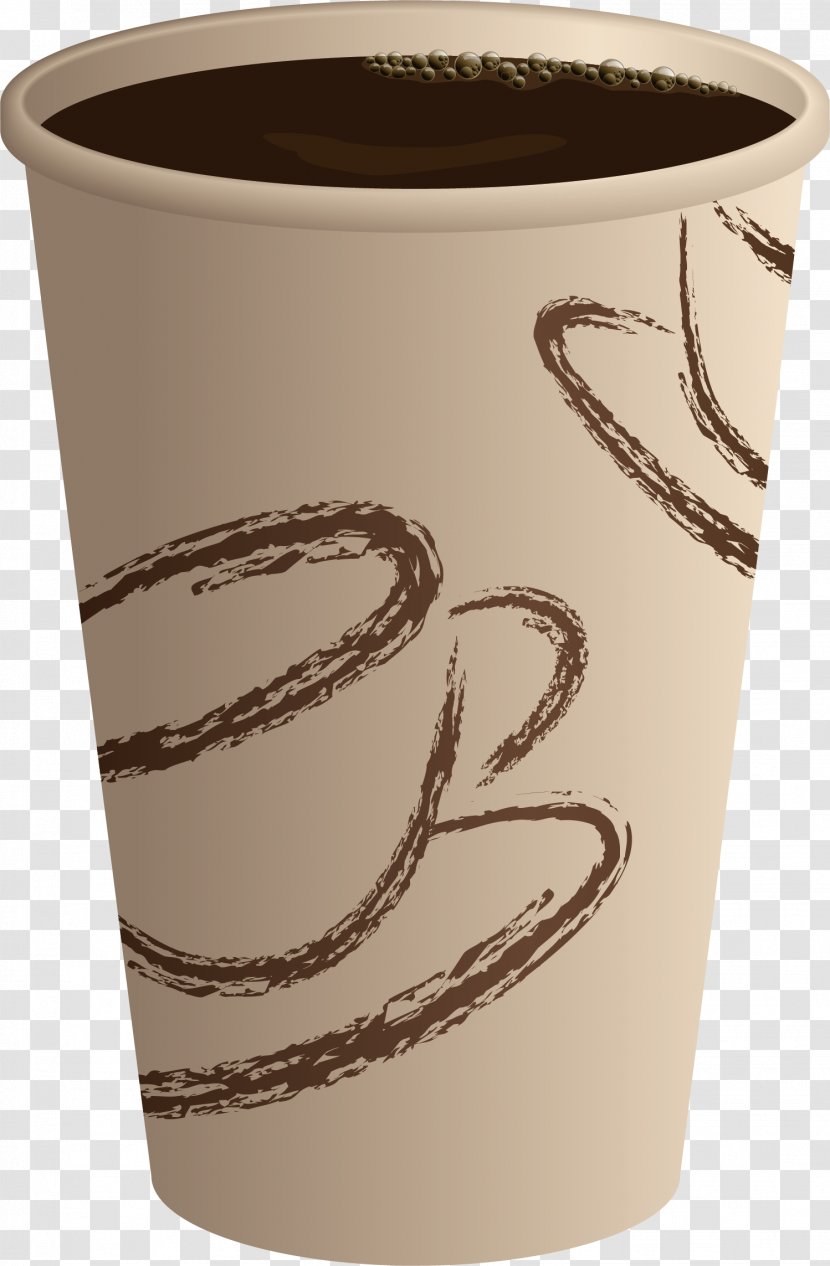 Coffee Cup Cafe Drink - Vector Element Transparent PNG