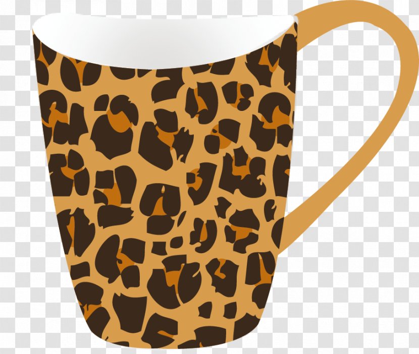 Psychology Leopard Character Structure Graphic Design - Mug - Cup Transparent PNG