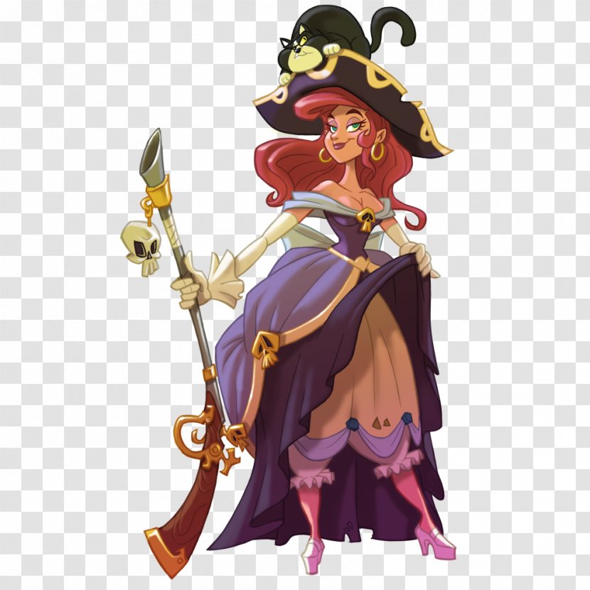 Piracy Princess Character Game Transparent PNG