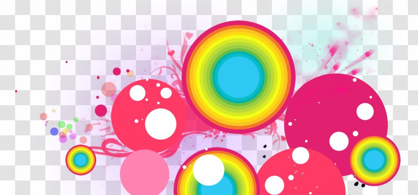 Graphic Design Summer Circle Wallpaper - Text - Colorful Elements Transparent PNG