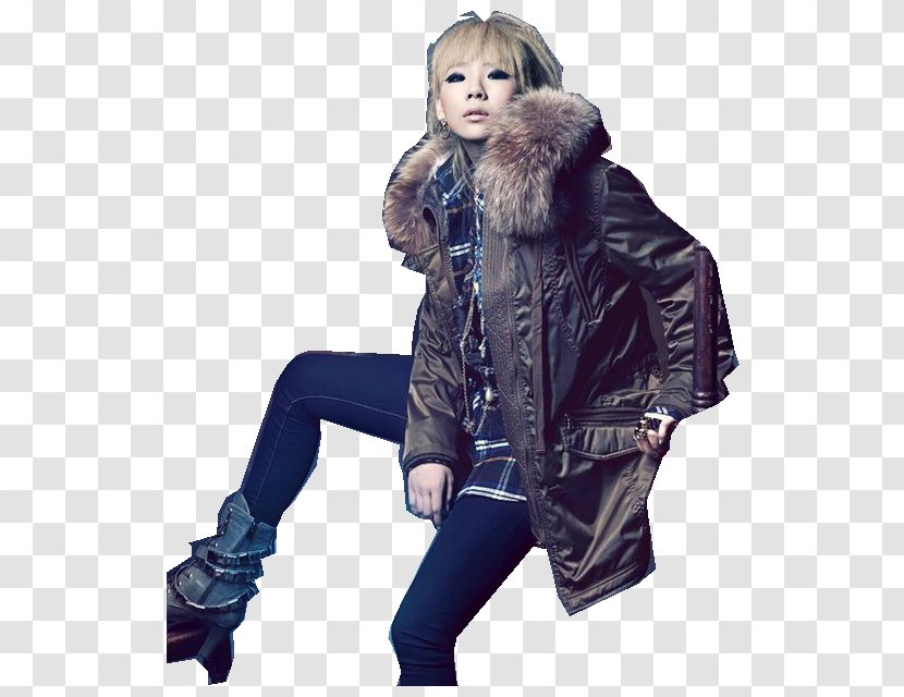 2NE1 Fur Leather Jacket Cl Fashion - 2ne1 Transparent PNG