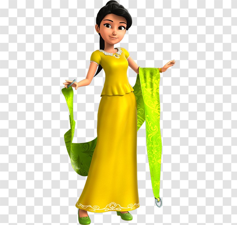 Natassia Malthe Puteri Les' Copaque Production Animaatio Animated Series - Yellow - Boboiboy Gempa Transparent PNG