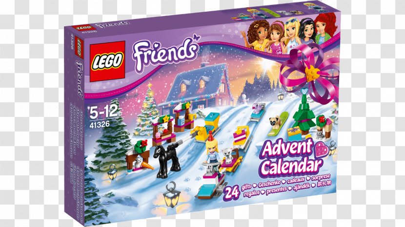 LEGO 41326 Friends Advent Calendar Toy Calendars - Lego Star Wars Transparent PNG