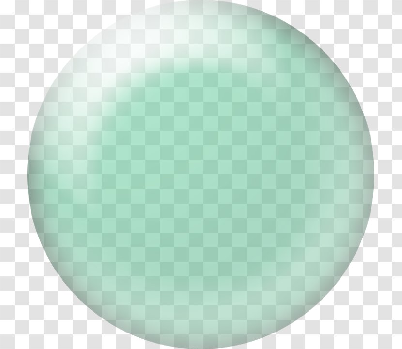 Turquoise Sphere - Mint Color Transparent PNG