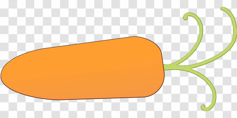Carrot Cartoon - Yellow Transparent PNG
