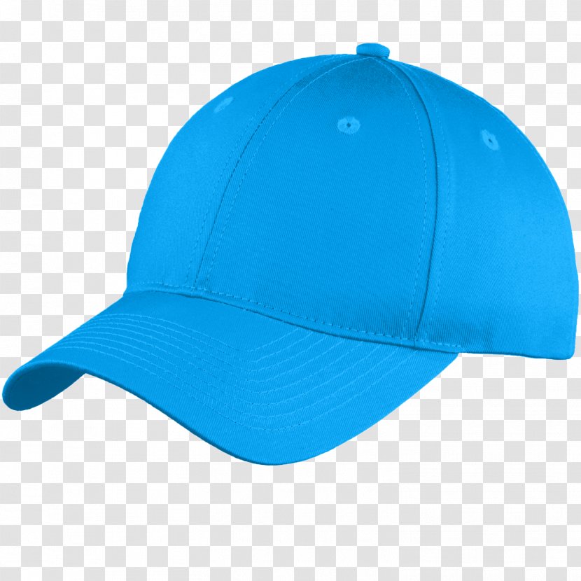Baseball Cap Company Headgear - Azure - Twill Transparent PNG