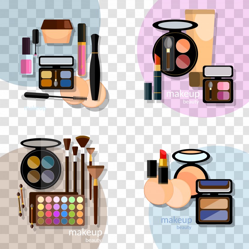 Make-up Cosmetics Royalty-free Illustration - Health Beauty - Women Vector Color Transparent PNG