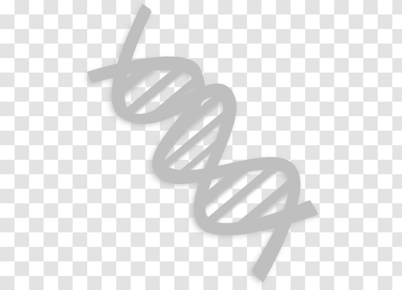 Clip Art - Black And White - Double Helix Transparent PNG