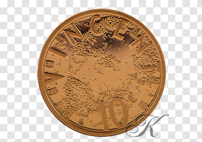 Copper Bronze Coin Gold - Van Gogh Transparent PNG