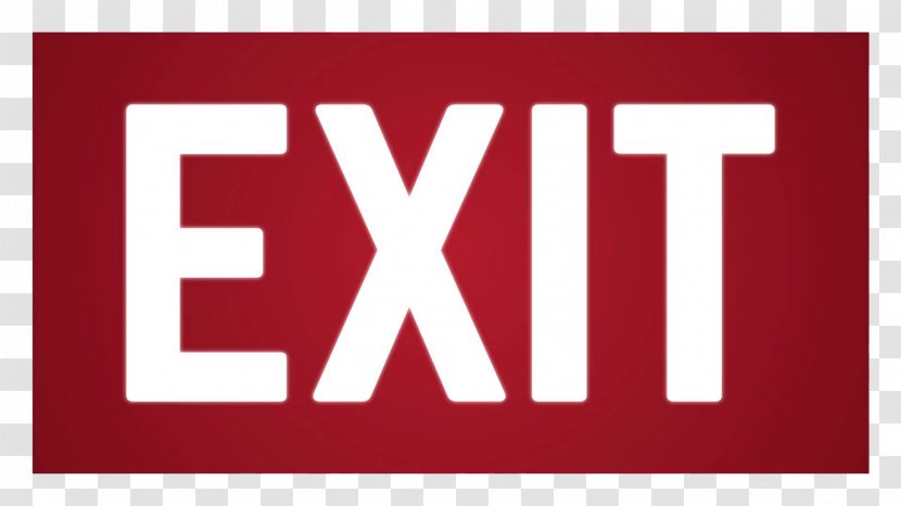 Exit Sign Emergency Signage Fire Protection - Area Transparent PNG
