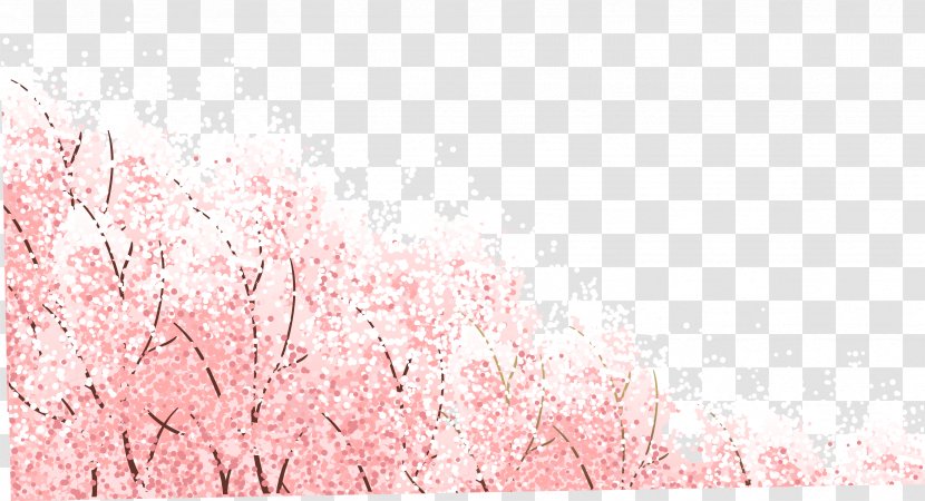 Japan Cherry Blossom Wallpaper - Romantic Pink Blossoms Transparent PNG