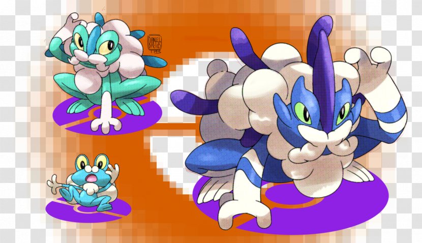Pokémon X And Y Froakie Chespin Fennekin Evolution - Creatures - Topper Transparent PNG