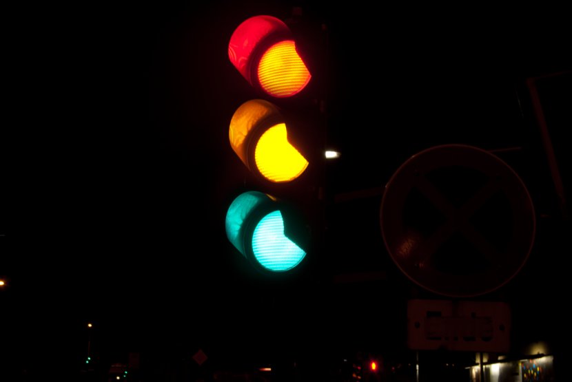 Traffic Light Desktop Wallpaper Copyright Sign - Yellow - Lights Transparent PNG