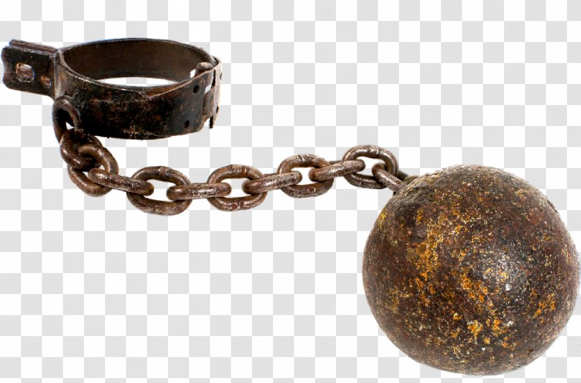 Shackle Ball And Chain Clip Art - Metal Transparent PNG