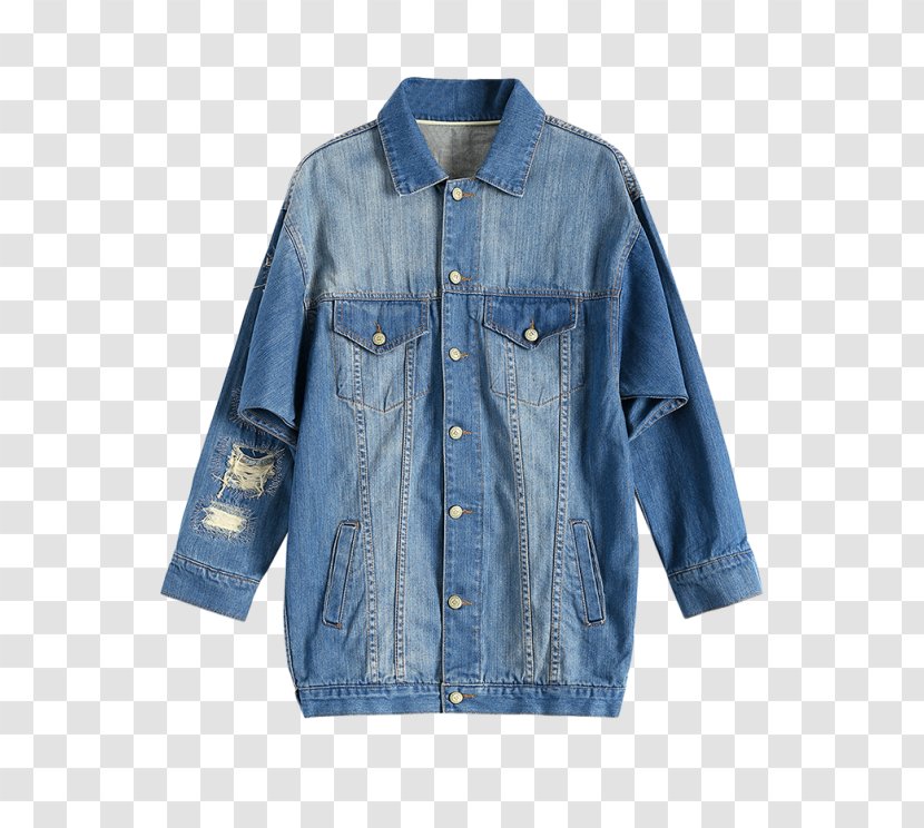 T-shirt Collar Jacket Coat Clothing - Sleeve - Blue Transparent PNG