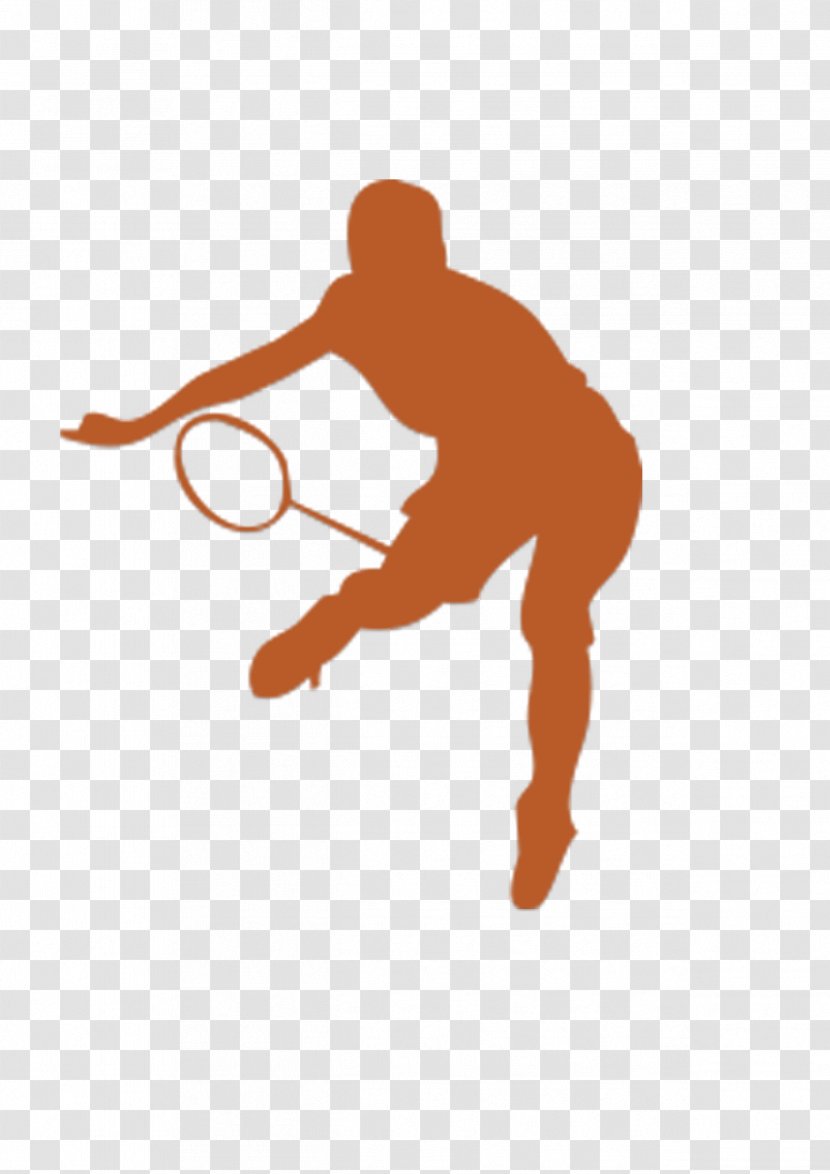 Thumb Cartoon Shoulder Illustration - People Silhouettes Badminton Transparent PNG