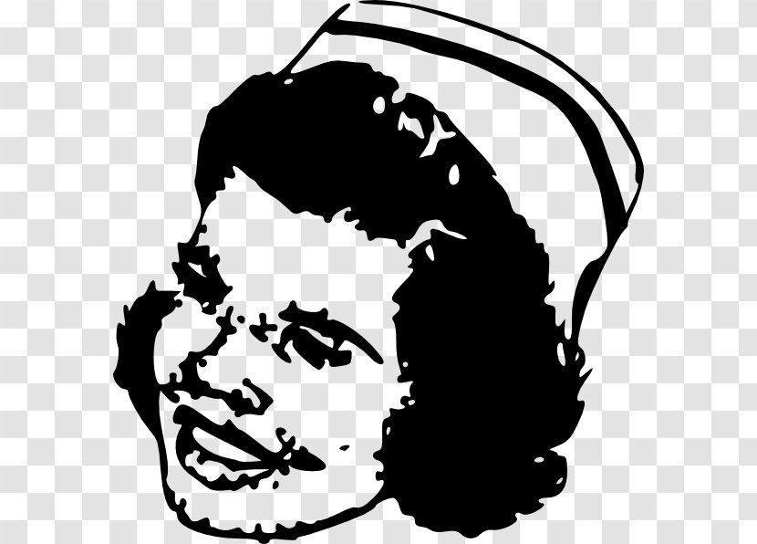 Nursing Medicine Clip Art - Monochrome Photography - Nurse Hat Transparent PNG