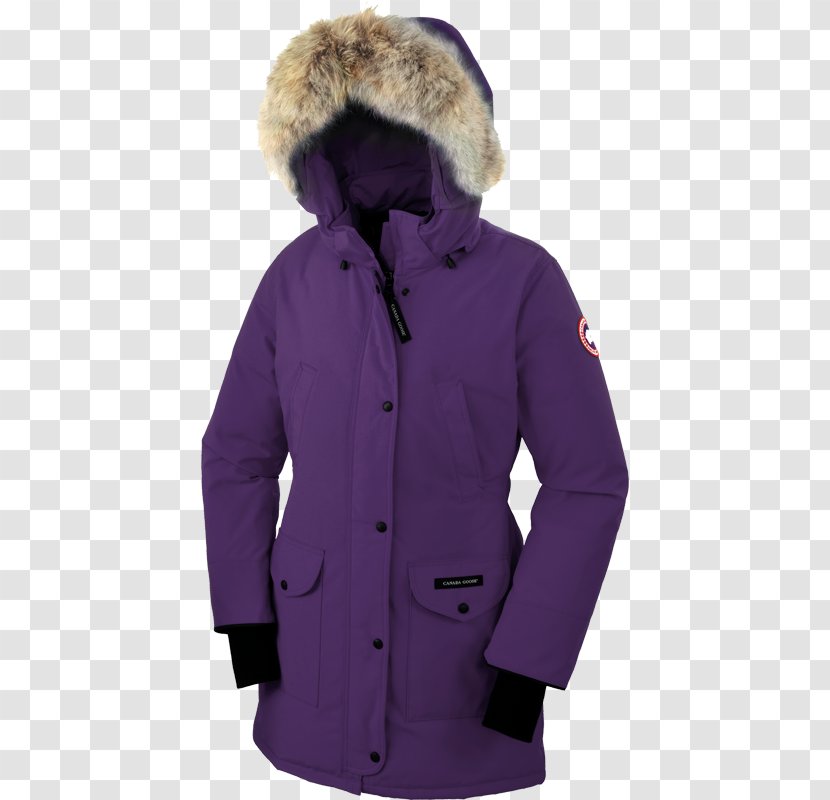 Canada Goose Parka Coat Jacket Down Feather - Fur Clothing Transparent PNG