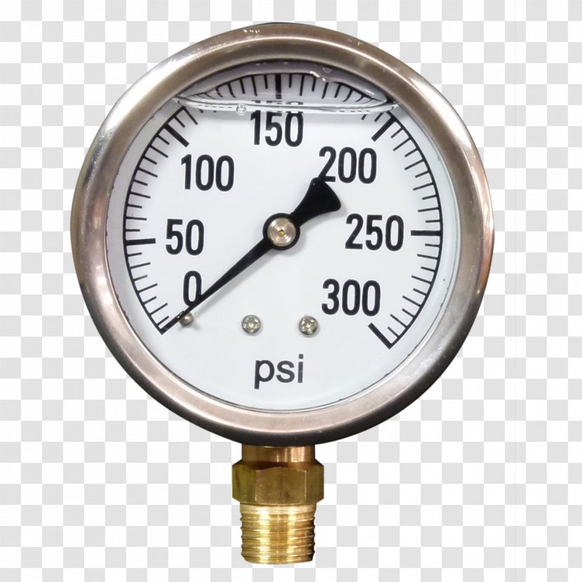 Pressure Measurement Gauge Pound-force Per Square Inch Washers Measuring Instrument - Bourdon Tube Transparent PNG