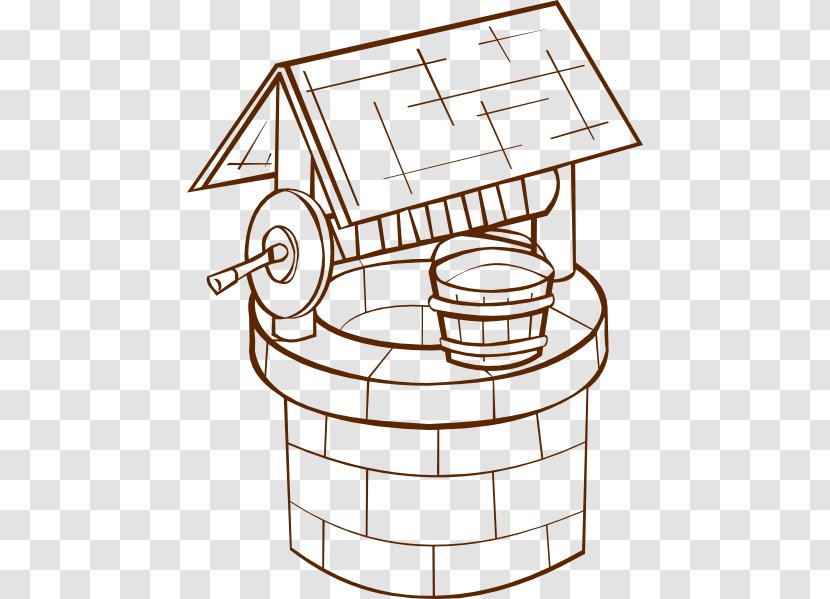 Water Well Wishing Drawing Clip Art - Cdr - Pulley Cliparts Transparent PNG