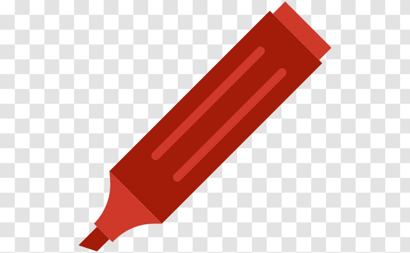Red Writing Pen - School Transparent PNG