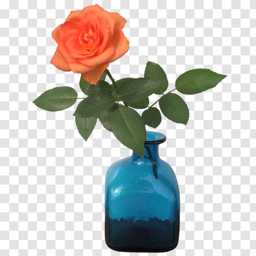 Garden Roses Vase Flower Image Vector Graphics - Cut Flowers Transparent PNG