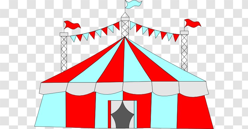 Clip Art Vector Graphics Circus Royalty-free Image - Cone - Big Tent With Flags Transparent PNG