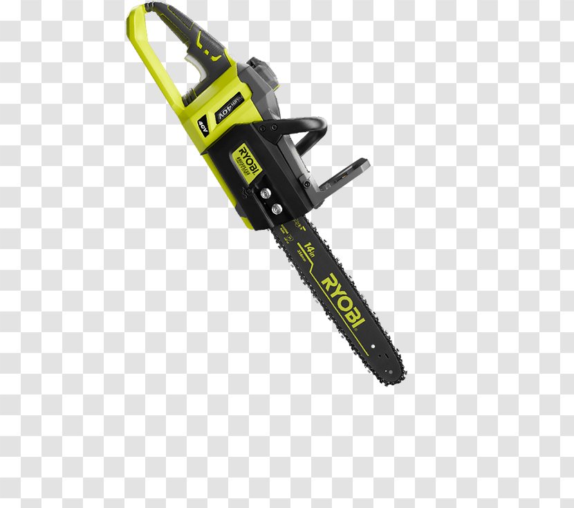 Tool RYOBI RY40220 Chainsaw Cordless - Electric Motor - Chain Saws Transparent PNG