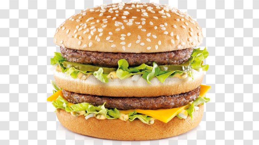 McDonald's Big Mac Cheeseburger Hamburger Whopper Quarter Pounder - Food Transparent PNG