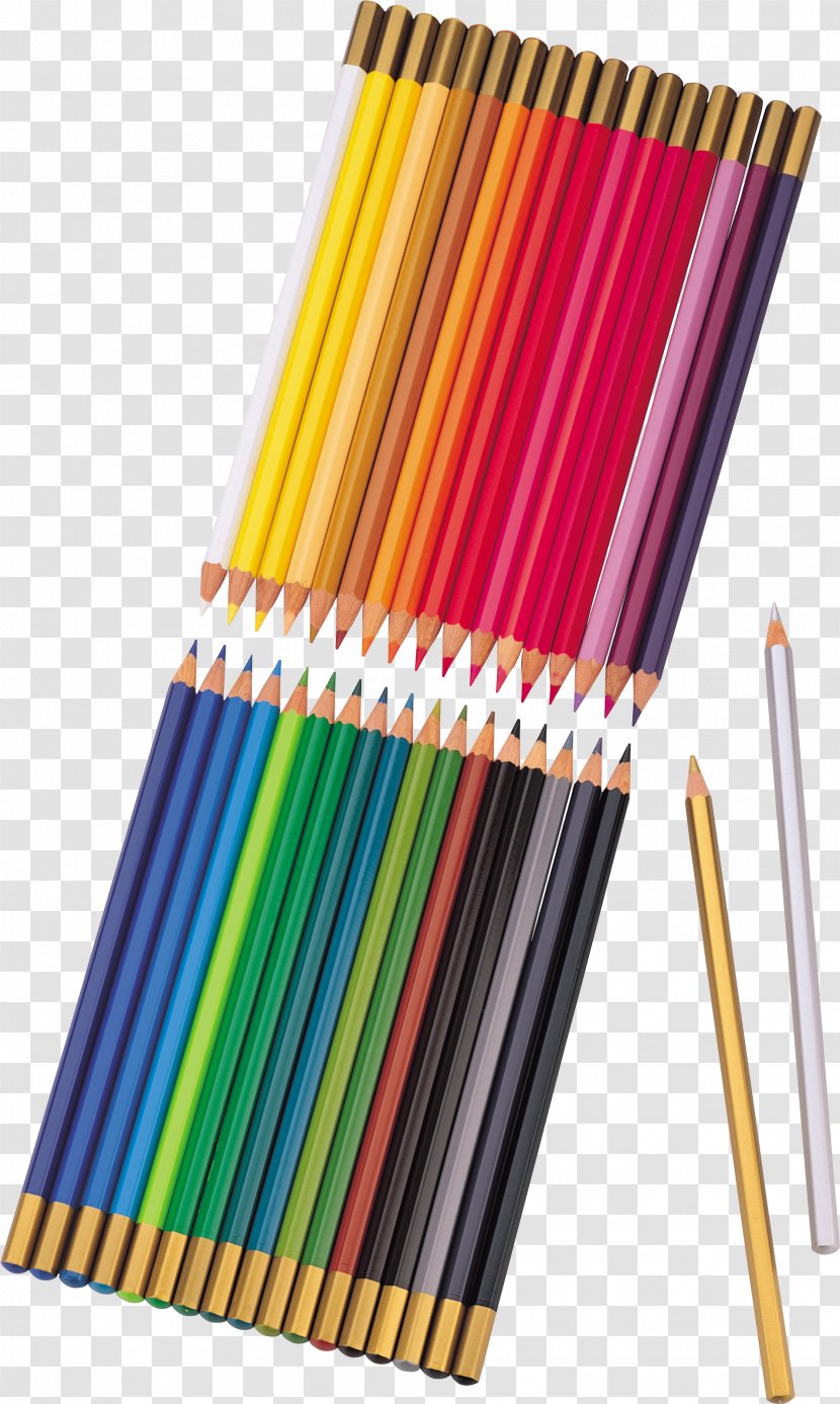 Colored Pencil Blue - Pen Transparent PNG