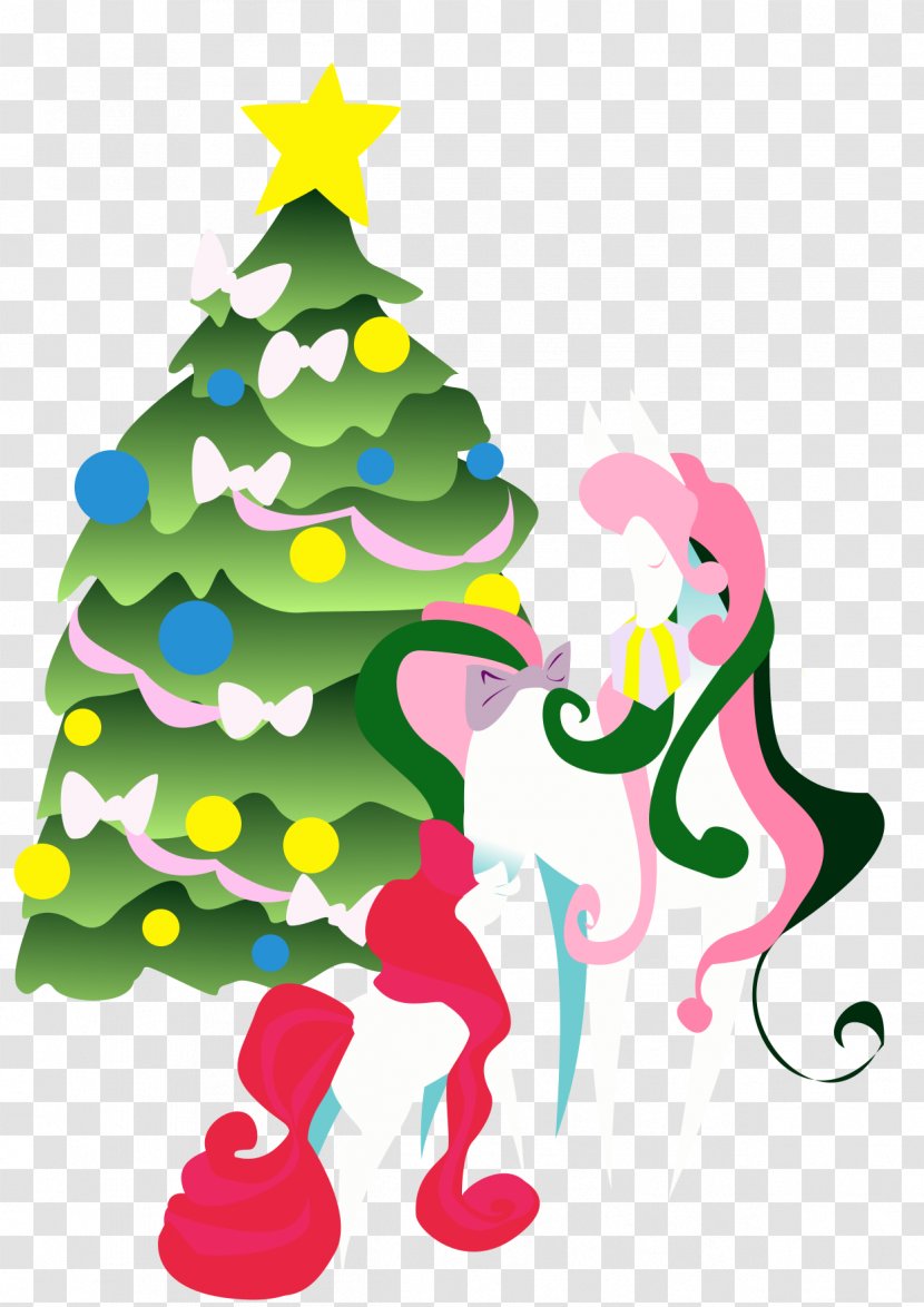 Christmas Tree Ornament Spruce Fir Clip Art - Fiction - My Little Pony A Very Minty Transparent PNG