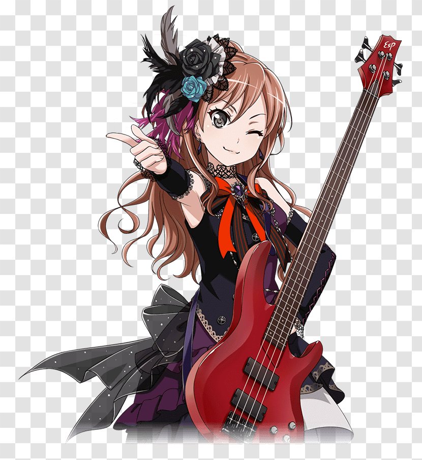 BanG Dream! Girls Band Party! Roselia Cosplay BLACK SHOUT - Frame Transparent PNG