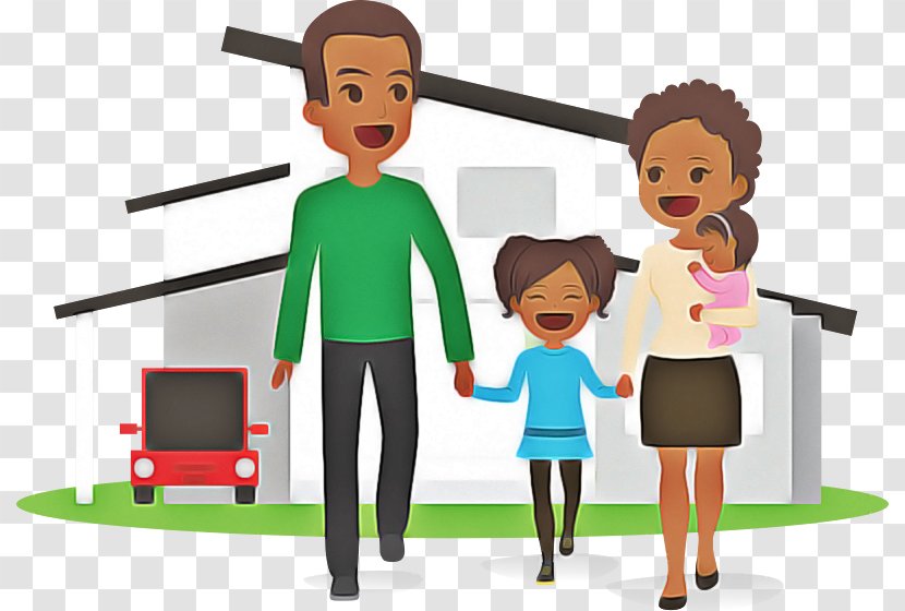 Cartoon People Job Sharing Animation - Child Transparent PNG