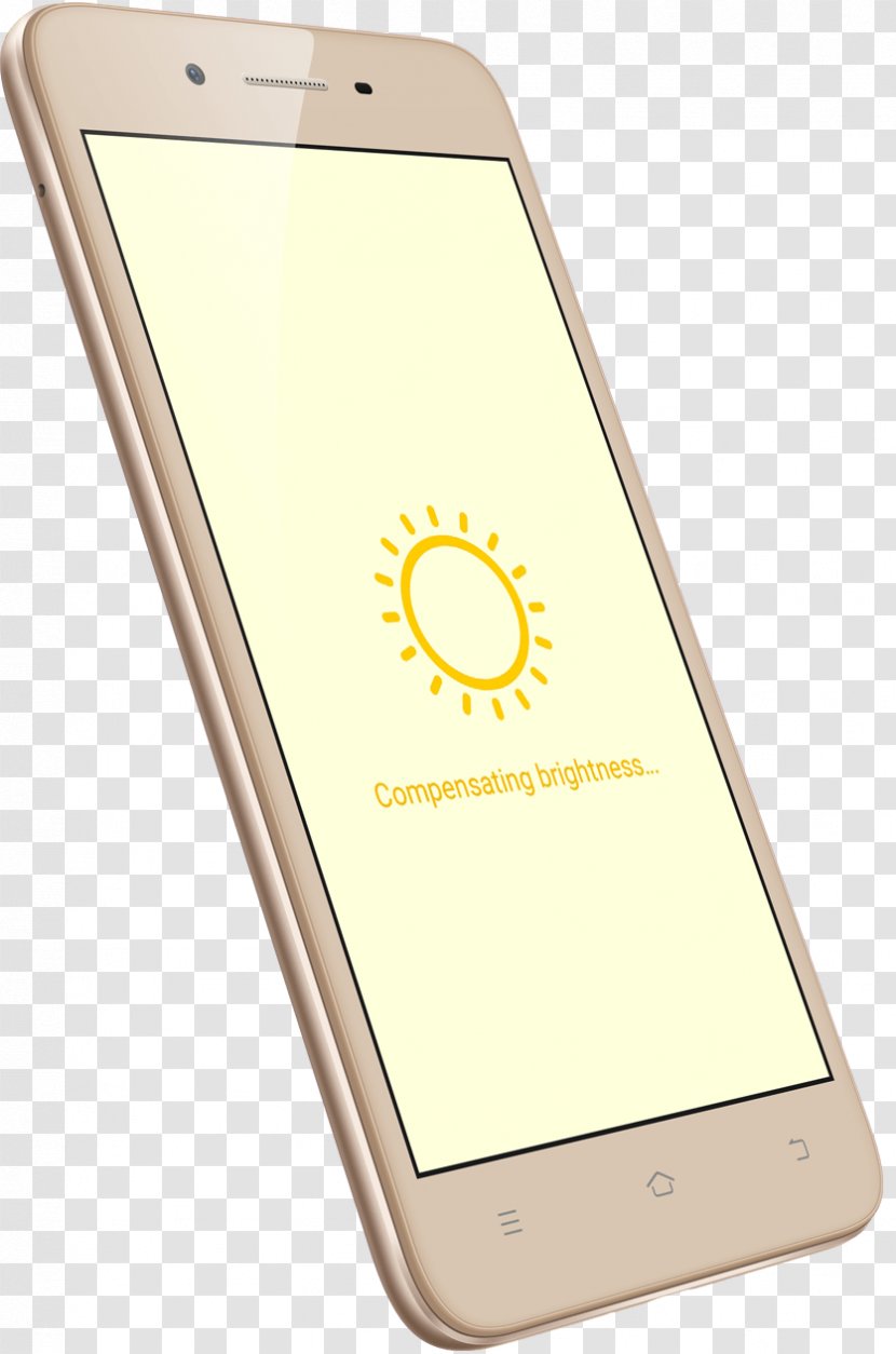 Smartphone Feature Phone Vivo Y53 Product Design - Yellow Transparent PNG